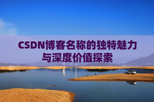 CSDN博客名称的独特魅力与深度价值探索